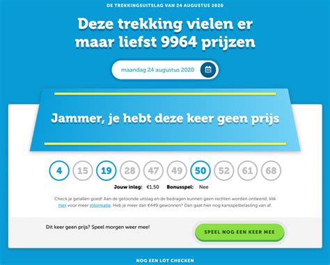 uitslag lucky day|Speluitleg .
